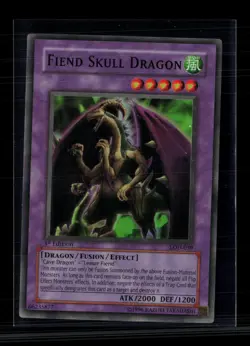 Yu-Gi-Oh! Fiend Skull Dragon Legacy of Darkness Super Rare • LOD-039 1st Edition - Image 1