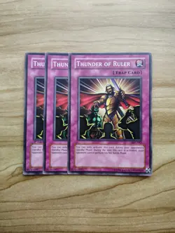 Yu-Gi-Oh! - Thunder Of Ruler 3X - Full Playset - Image 1