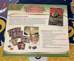 Pokemon TCG Scarlet & Violet Temporal Forces Iron Leaves ETB Elite Trainer Box - Image 2
