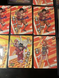 Monkey D Luffy And Nami One Piece 11 Card Lot - Image 3