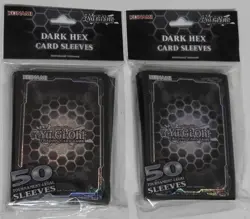 YUGIOH! DARK HEX CARD SLEEVES / DECK PROTECTOR(X200) - FREE UK P&P - Image 3