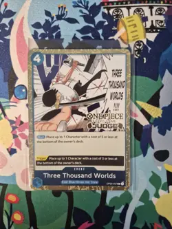 One Piece Card Game - Three Thousand Worlds OP03-057 Rare - English JUDGE NM - Image 1