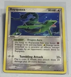 Rayquaza 22/107 Non-Holo Rare Ex Deoxys Pack Fresh-Near Mint Pokemon Card TCG - Image 1