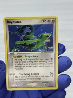 Rayquaza 22/107 Non-Holo Rare Ex Deoxys Pack Fresh-Near Mint Pokemon Card TCG - Image 3