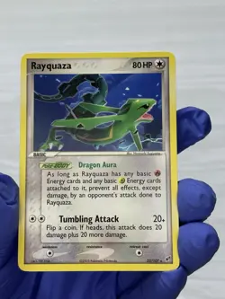 Rayquaza 22/107 Non-Holo Rare Ex Deoxys Pack Fresh-Near Mint Pokemon Card TCG - Image 4