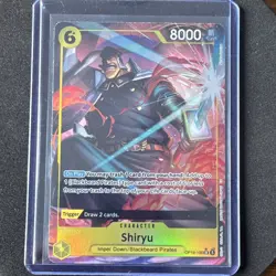 Bandai One Piece Card Game Shiryu OP16-108 SR Character 8000 Power Cost 6 - Image 1