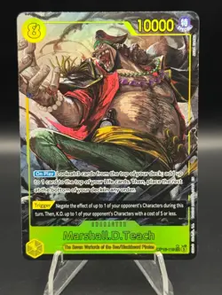 Bandai One Piece Card Game Marshall D. Teach SEC Alt Art Foil OP16-119 EN 10000 - Image 1