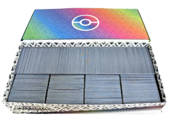 Large Pokemon TCG Bulk Lot in Prismatic Evolutions ETB Box – Estimated 500+ Card - Image 4