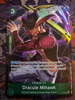 Dracule Mihawk (Illustration Box Vol.4) ST12-003 One Piece Promotion Cards - Image 1