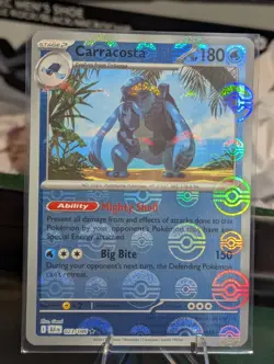 Carracosta - 023/086 - Pokeball Holo - Black Bolt - Pokemon Card - NM/M - Image 1