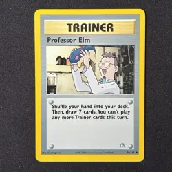 Professor Elm 96/111 Neo Genesis Pokemon Card - Image 2