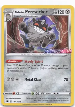 SWSH: Sword & Shield Promo Cards #SWSH008 Galarian Perrserker - Image 1