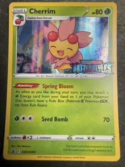 Cherrim - (Prerelease) SWSH088 SWSH: Sword & Shield Promo Cards Holo - Image 1
