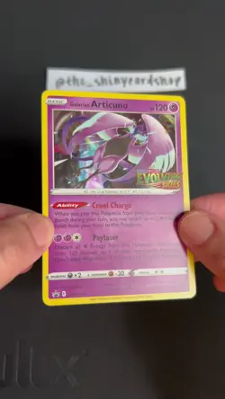 Galarian Articuno SWSH123 PRERELEASE | Sword & Shield Promo Cards | NM *STAMPED* - Image 2