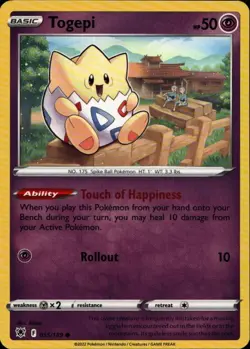 TOGEPI 055/189 Pokemon Card Astral Radiance Near Mint - Image 1