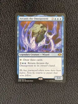 MTG Card - Arcanis the Omnipotent - Rare - Dominaria Remastered - NM - Image 1