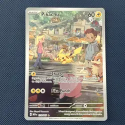 Pokemon TCG Pikachu Illustration Rare Card 173/165 English 151 - Image 1