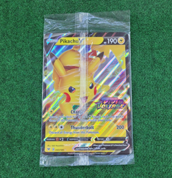 Pokemon Pikachu V 043/185 Jumbo Oversized Stamped Promo Card Vivid Voltage - Image 1