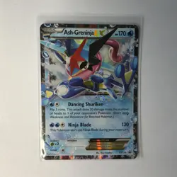 Pokemon TCG Ash-Greninja EX XY133 XY Promo EN HP170 Holo Card - Image 1