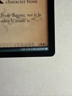 Decipher Lord of the Rings TCG A Wizard Is Never Late Rare Card 1R87 - Image 3