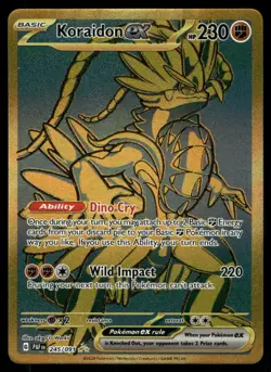 Pokemon Cards Koraidon ex 245/091 Paldean Fates Hyper Rare NM - Image 1