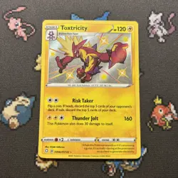 Toxtricity SV042/SV122 LP -Baby Shiny Pokemon Card- Shining Fates (9q) - Image 1