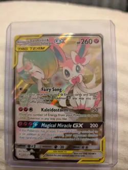 Pokemon Gardevoir & Sylveon GX Alternate Art 205/214 Tag Team Unbroken Bonds MP - Image 1
