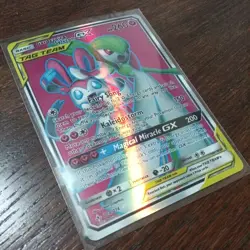 Pokemon Gardevoir & Sylveon GX TAG TEAM Ultra Rare Full Art Holo 204/214 - Image 1