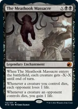 MTG The Meathook Massacre, NM-Mint, English Innistrad: Midnight Hunt - Image 1