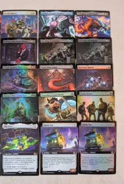 Magic the Gathering Teenage Mutant Ninja Turtles Extended ARt Rare - Image 2