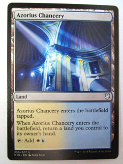 MTG Azorious Chancery Commander 2018 Land Light Play!! - Image 1