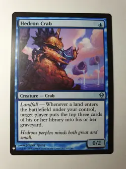 MTG - Hedron Crab - Zendikar #047 - EXC Uncommon - Image 1
