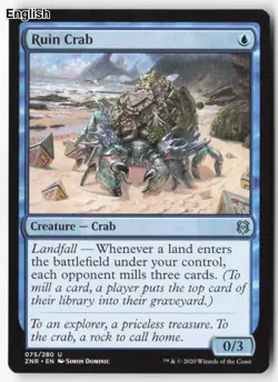 MTG Ruin Crab [ZNR - 75] LP - Image 2