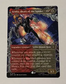 MTG Arana, Heart of the Spider (Borderless) Marvel’s Spider-Man LP - Image 1