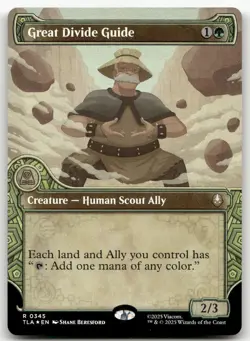 Great Divide Guide (Showcase) #345 (Foil) NM Avatar: The Last Airbender - Image 1