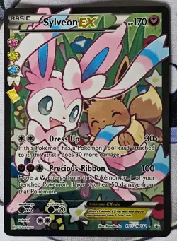 Sylveon EX Full Art RC32 Generations: Radiant Collection Holo Eevee Pokemon PSA - Image 1