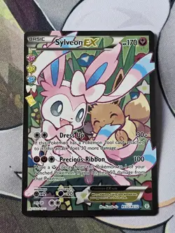 Sylveon EX Full Art RC32 Generations: Radiant Collection Holo Eevee Pokemon PSA - Image 2