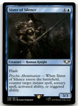 Sister of Silence #26 (NM) Warhammer 40,000 40K Magic MTG - Image 1