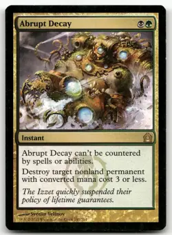 Abrupt Decay #141 (LP) Return to Ravnica RTR Magic MTG - Image 1
