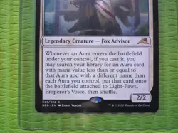 Light-Paws, Emperor's Voice 025 MTG Kamigawa: Neon Dynasty Rare Regular - Image 2