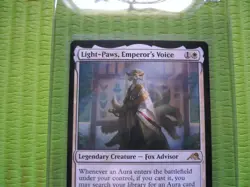 Light-Paws, Emperor's Voice 025 MTG Kamigawa: Neon Dynasty Rare Regular - Image 3