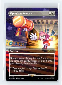 MTG - Open the Armory - Secret Lair Drop Sonic 2089 Rare Non Foil - Image 1