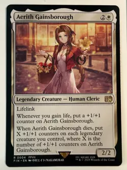 Aerith Gainsborough - FINAL FANTASY - 4 - Magic: The Gathering - NM - Image 1