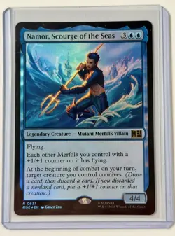 MTG Namor Scourge of The Seas #0631 Foil Marvel Super Heroes Commander - Image 1