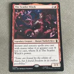 The Scarlet Witch Marvel Super Heroes MTG FREE SHIPPING k8 - Image 1