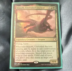 MTG Klauth, Unrivaled Ancient 050/062 Mythic Foil English - Image 1