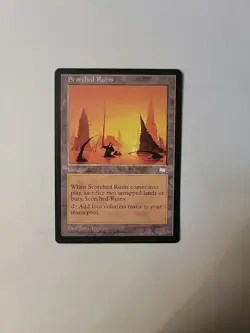 Magic The Gathering Weatherlight Set Scorched Ruins LP Condition OC3489 - Image 1