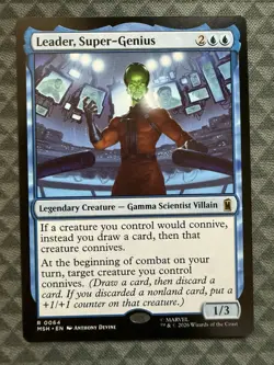 MTG Leader, Super-Genius #0064 Rare Marvel Super Heroes (MSH) - Image 2
