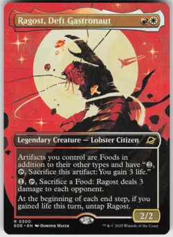 RAGOST, DEFT GASTRONAUT (BORDERLESS) 300 RARE EDGE OF ETERNITIES NM - Image 1