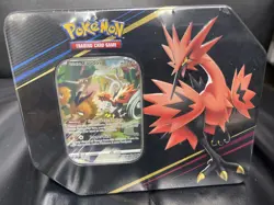 POKEMON TCG CROWN ZENITH TIN [GALARIAN ZAPDOS] FACTORY SEALED.. 820650851940 - Image 1